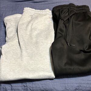 Women’s size L  Black and Gray Sweatpants
